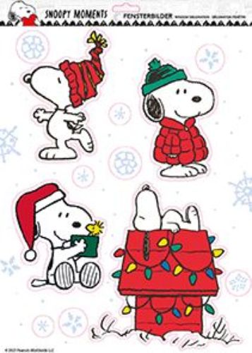 Bild von Fensterbilder A4, Snoopy X-Mas Home (1 Blatt/Pack) - VE 5 (Pack)