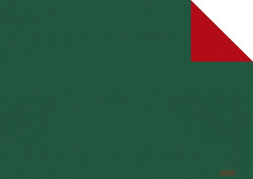 Bild von Geschenkpapier Rollen By Nature Kraftpapier, 2m x 70cm, Uni Duo grün/d'rot - VE 5