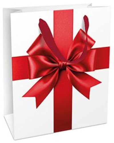 Bild von Geschenktasche matt, 18x21x8cm, Big Bow - VE 8