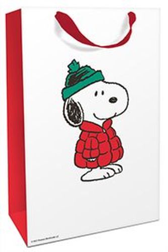 Bild von Geschenktasche matt, 24x36x13cm, Snoopy Cool - VE 8
