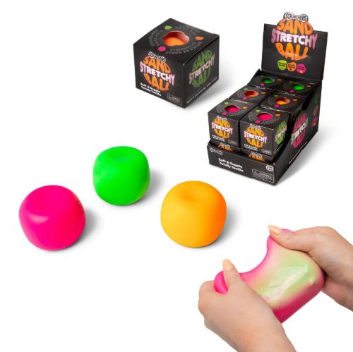 Bild von SCRUNCHEMS STRETCHY SAND BALL, Squeeze, ca.6cm, Box, Display - VE 12 (SR)