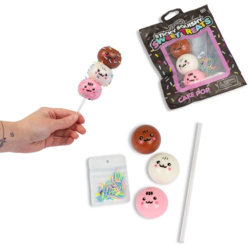 Bild von SCRUNCHEMS SWEET TREATS STICKY SQUISHY CAKE POP, Set im Beutel, ca.5cm - VE 12