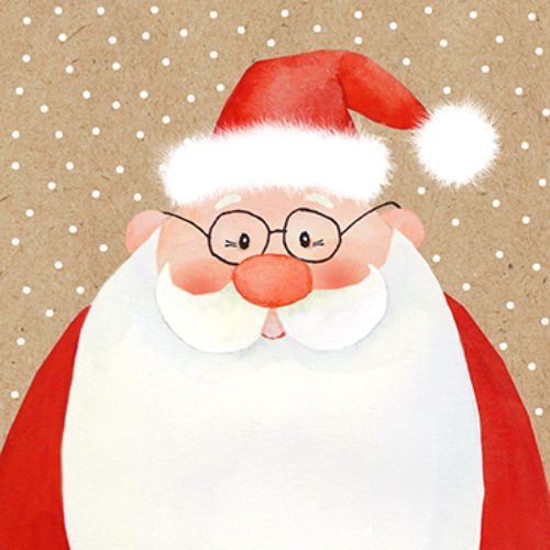 Bild von Servietten 25x25cm, Atelier Cocktail Lieber Nikolaus - VE 6
