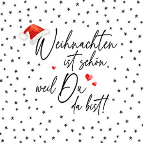 Bild von Servietten 25x25cm, Atelier Cocktail Weihnachten mit Dir - VE 6