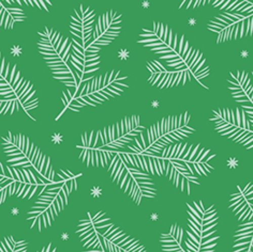 Bild von Servietten 25x25cm, Atelier Cocktail Zweige greenery - VE 6