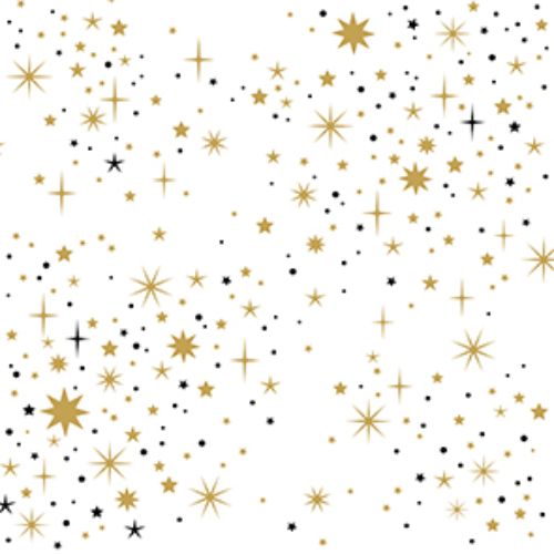 Bild von Servietten 33x33cm, Atelier All that twinkles weiss - VE 6