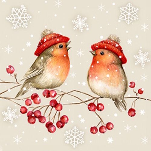 Bild von Servietten 33x33cm, Atelier Birdy Talk - VE 6
