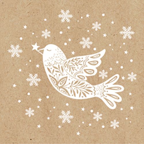 Bild von Servietten 33x33cm, Atelier Winter Dove - VE 6