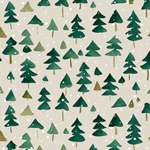 Bild von Servietten 33x33cm, Atelier Winter Forest - VE 6