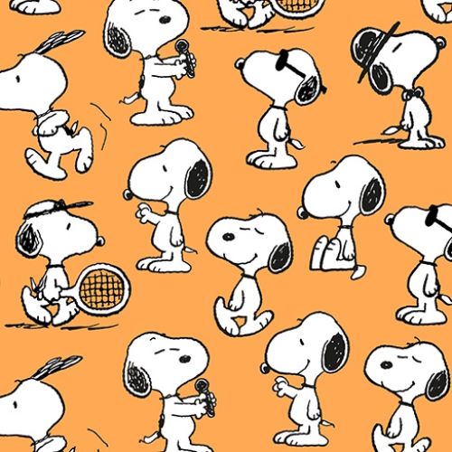 Bild von Servietten 33x33cm, Snoopy Happy Day orange - VE 8
