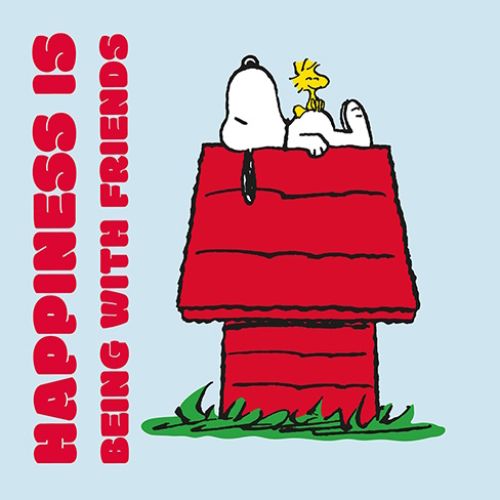 Bild von Servietten 33x33cm, Snoopy Happyness - VE 8