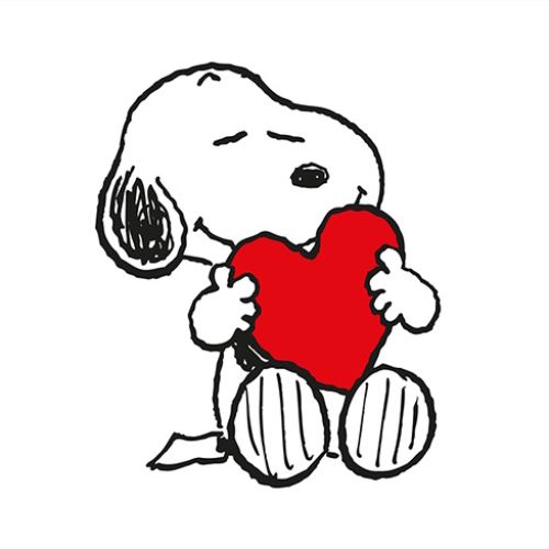 Bild von Servietten 33x33cm, Snoopy Love - VE 8