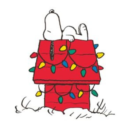 Bild von Servietten 33x33cm, Snoopy X-mas Home weiss - VE 6