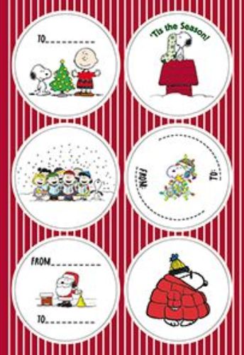 Bild von Snoopy X-Mas Home Sticker 11,5x17cm (4 Blatt/Pack) - VE 10 (Pack)