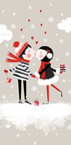 Bild von X-MAS KISS, Taschentücher 4-lagig, 10 Stk. pro Pack - VE 12 (Pack)