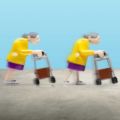 Bild von RACING GRANNIES, ca.9cm, aufziehbar, 2er Set in Box - VE 6
